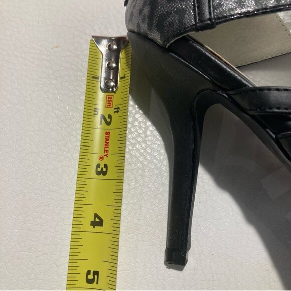 C LABEL Sz 9 Leopard Print Ankle Shaft Strappy Pointy Heeled Shooties - Picture 6 of 11